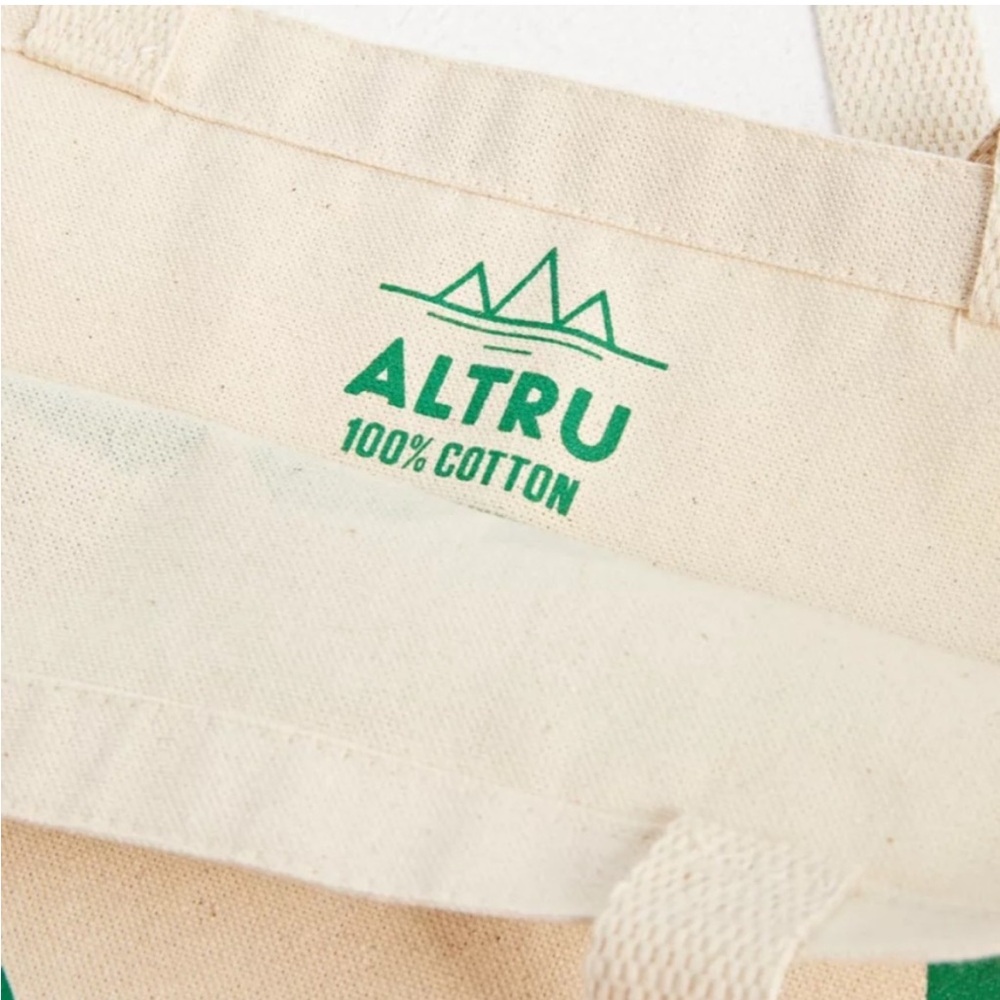 Retro Vintage Inspired Altru Apparel Varsity Tennis Tote Bag - Picture 2 of 7
